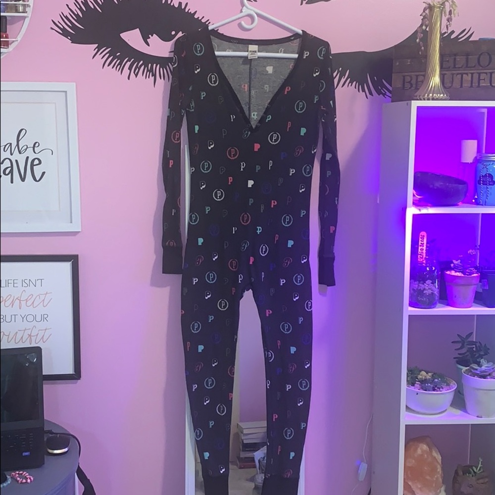 Victoria’s Secret pink one piece sleeper